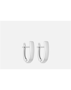 Cерьги серебряные 2 см классические 2 шт Baltsilver