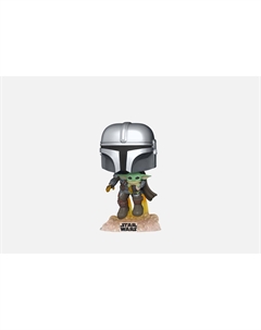 Фигурка POP! Bobble Star Wars Mandalorian Mandalorian with The Child 1 шт Funko