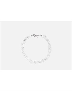 Колье Кусочки льда серебристое 1 шт Attribute shop