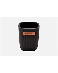 Стакан для зубной щетки Kelsey чёрный 1 шт Ridder