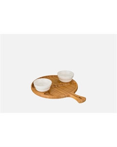 БЛЮДО СЕРВИРОВОЧНОЕ NATIVE, 34*25.5*2 СМ, +2 розетки 1 шт Lefard