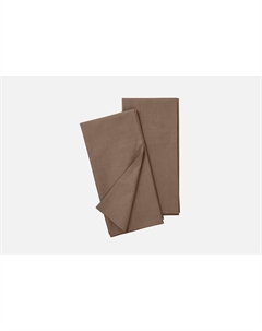 Комплект наволочек Caramel, коричневый, 70х70 Verossa