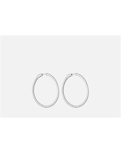 Серьги серебряные Congo Silver diameter 50 2 шт Fresh