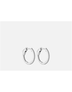 Серьги серебряные Congo Silver diameter 20 2 шт Fresh