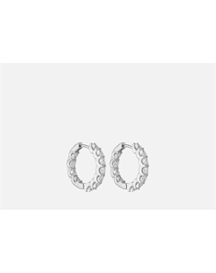 Серьги серебряные Congo Silver diameter 20 2 шт Fresh