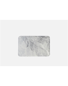 Коврик для ванной Мраморный узор, белый, серый 52x77 1 шт Joyarty