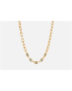 Цепочка Blue crystals gold 1 шт Attribute shop