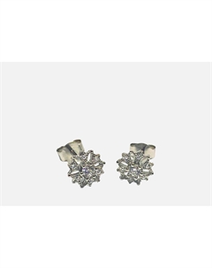 Серьги серебряные Sweet point 2 шт Fresh