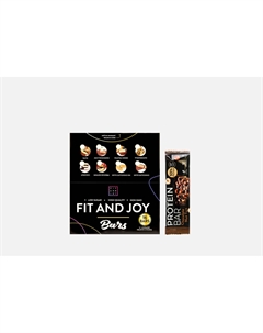 Набор протеиновых батончиков Шоколадно-ореховый тарт 16 шт Fit and joy