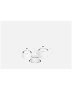 ЧАЙНЫЙ СЕРВИЗ CROWN, ПЛАТИНОВЫЙ 14 шт Lefard