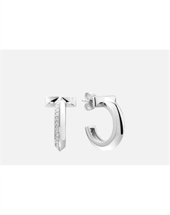 Серьги серебряные Geometry Silver 2 шт Fresh