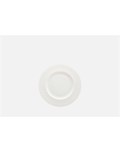 Тарелка закусочная Капля, рельеф, белая, 20,5 см 20.5 см Decor de table