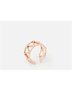 Кольцо Геометрия в золоте 17 мл Настроение женщины