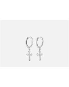 Серьги-кольца серебряные Earrings 2 шт Baltsilver