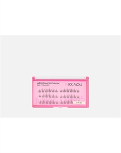 Пучки для наращивания ресниц Eyelashes mix №8 romantic 11, 12, 14 28 г Nikk mole