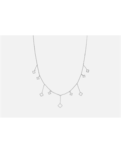 Колье Choker Rhombuses silver 1 шт Attribute shop