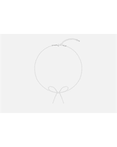 Чокер-бант Хрусталь белый 1 шт Jewel4u