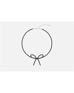 Чокер-бант Хрусталь черный 1 шт Jewel4u