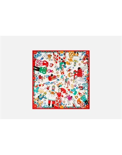 Платок Дымковская игрушка Русские в моде