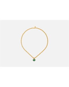 Цепочка с кулоном Из зеленого авантюрина 1 шт Attribute shop