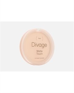 Компактная пудра для лица Matte touch compact powder 10 г Divage