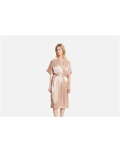 Шелковый халат-кимоно Розовое золото ONE SIZE мл Ayris silk