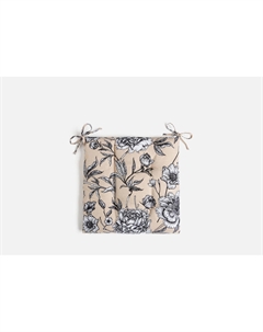 Подушка на стул Blooming garden, 42x42x7 1 шт Доляна