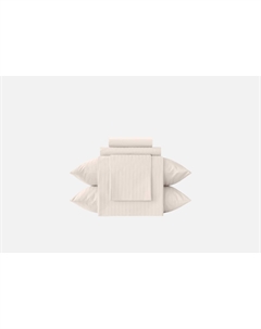 Комплект постельного белья Stripe, Antique White, евро евро мл Verossa