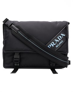 Prada сумка через плечо с логотипом один размер черный Prada