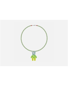 Колье Из аметиста с Мишкой 1 шт Maniovich.am