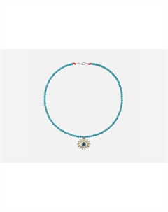 Колье Из бирюзы с подвеской в форме глаза 1 шт Maniovich.am