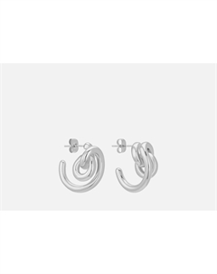 Серьги Notie Hoops silver 2 шт Viamore