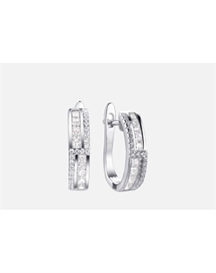 Серьги серебряные Spark Line 2 шт Fresh