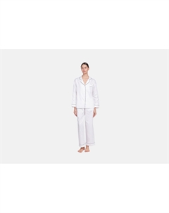 Пижама с брюками Белая с черным кантом L мл Annmel