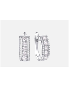 Серьги серебряные Spark Line 2 шт Fresh