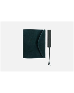 Блокнот на кольцах Кожаный, зеленый 10 шт Commaburo