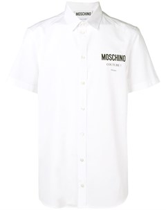 Moschino рубашка с логотипом couture 39 белый Moschino