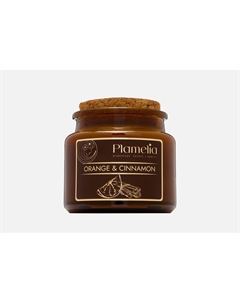 Ароматическая свеча Orange & cinnamon 105 мл Plamelia