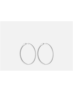 Серьги серебряные Congo Silver diameter 50 2 шт Fresh