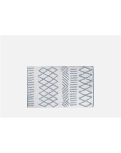 Коврик для ванной Белый, серый 1 шт Moroshka