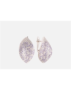 Серьги серебряные Flower 2 шт Fresh