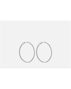 Серьги серебряные Congo Silver diameter 50 2 шт Fresh