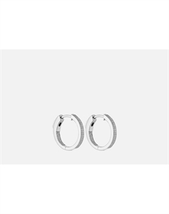 Серьги серебряные Congo Silver diameter 20 2 шт Fresh