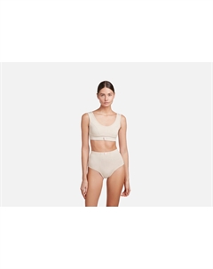 Слипы бойфренды с высокой посадкой DS103 крем S мл My