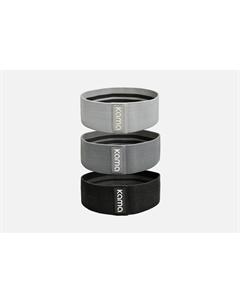 Набор тканевых фитнес резинок Expander grey 3 шт Kama