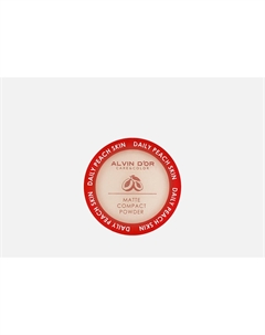 Компактная матирующая пудра Matte compact powder 10 г Alvin d'or