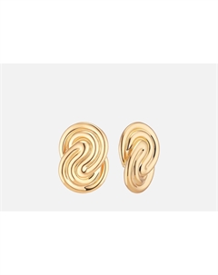 Серьги Infinity Clips Gold 2 шт Attribute shop