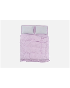Комплект постельного белья Pale Lupine & Soft Gray, двуспальный 2-спальный мл Morфeus