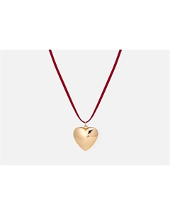 Колье-обвес на сумку Red gold heart 1 шт Forostina.k