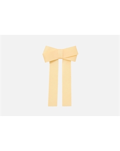 Заколка бант для волос Нежно-желтая 1 шт La sirène